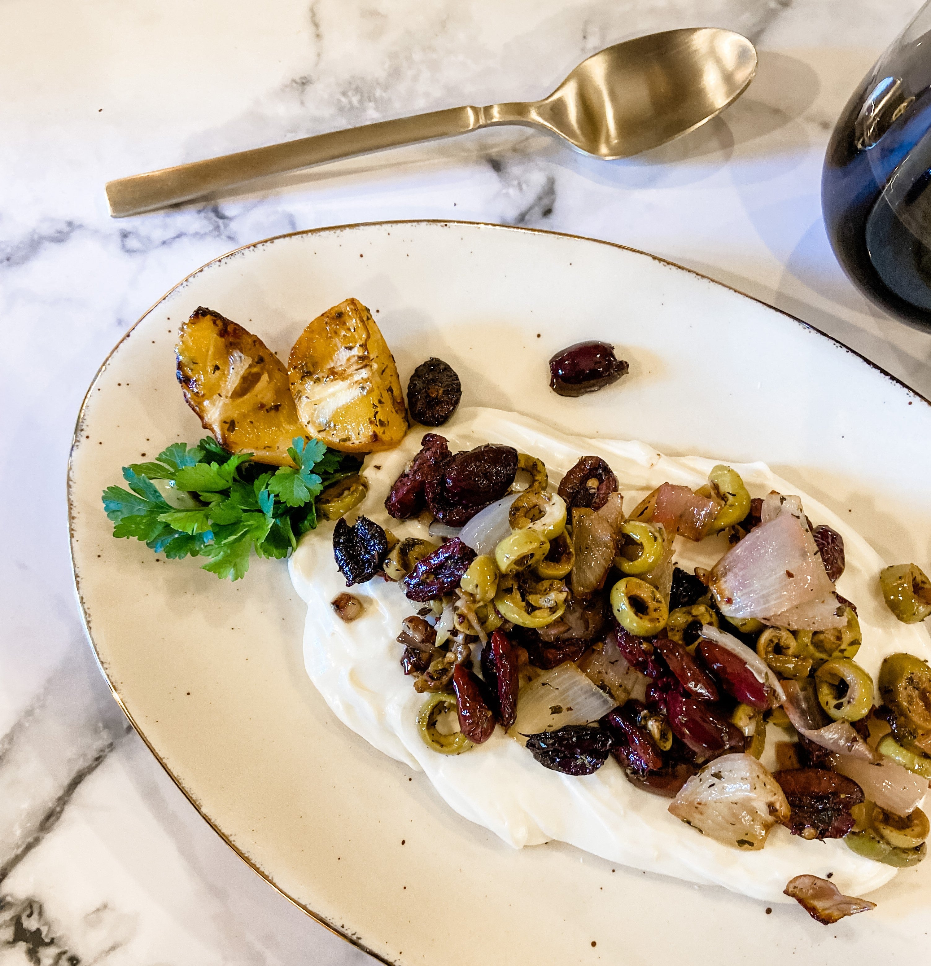 Jolee's Kitchen: Whipped Feta With Warm Olives