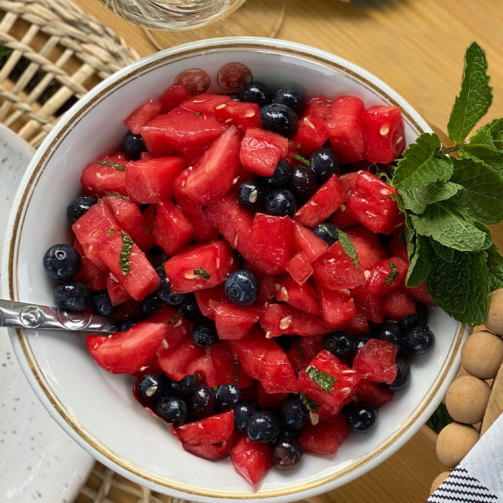 Jolee's Kitchen: Watermelon & Blueberry Salad