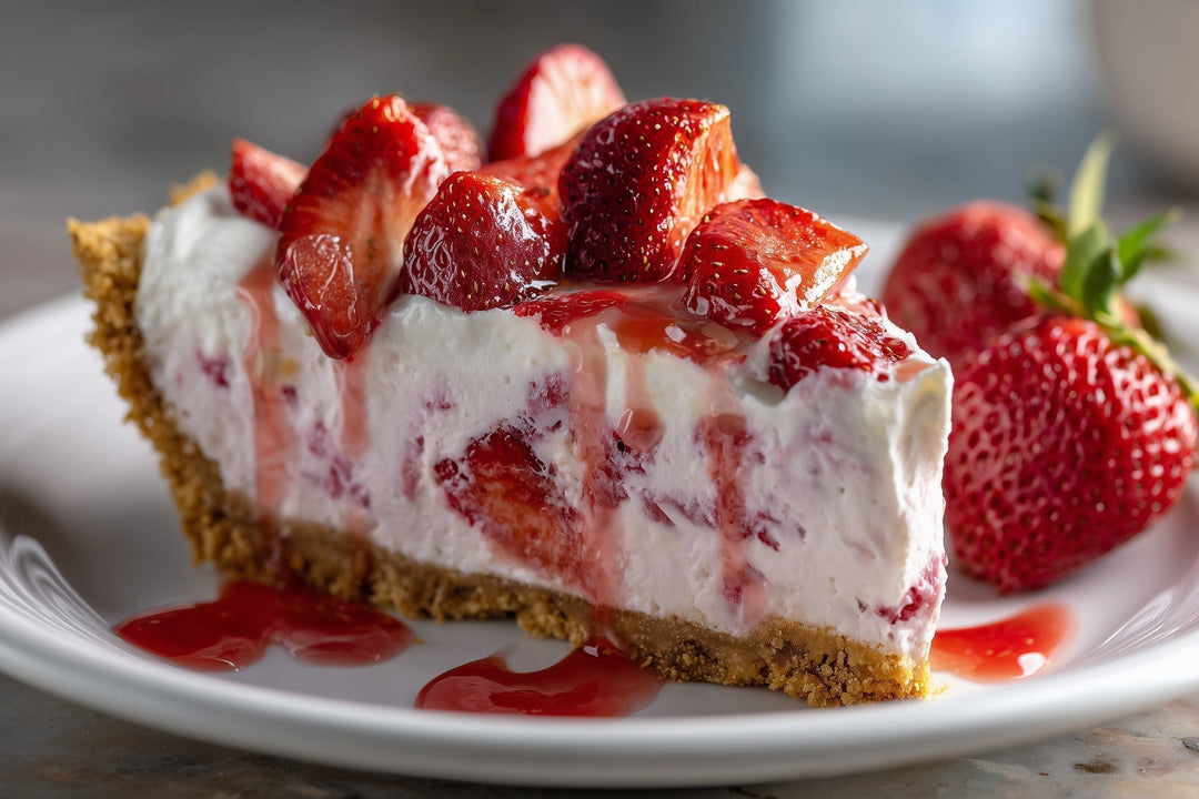 Strawberry Icebox Pie