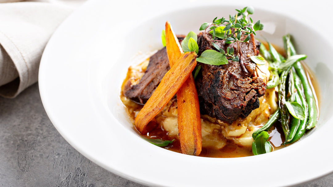 Pot Roast with Garlic Mashed Potatoes