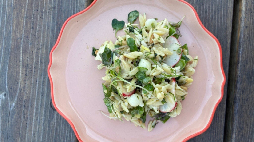 Spring Orzo Pasta Salad