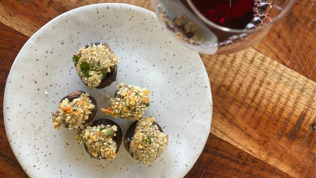 Stuffed Mushrooms with Boursin Cheese