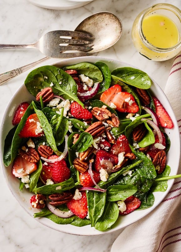 Strawberry Spinach Salad