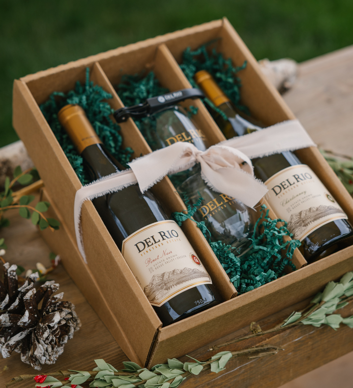 Red, White and Holiday Bright Gift Box
